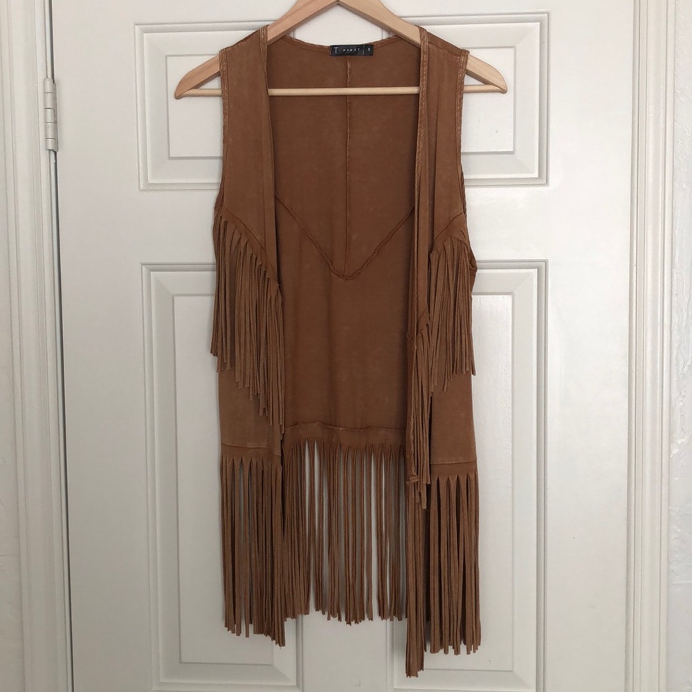 T Party Fringe Vest